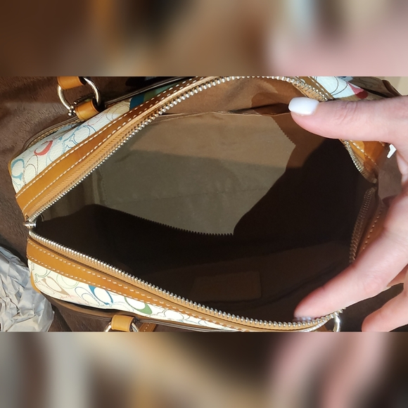 Coach Multi-colored leather bag - Picture 14 of 16